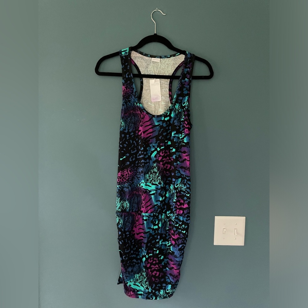 Lascana ANIMAL PRINT TANK DRESS size 4